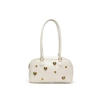 TOUTSEUL YOLO PU Shoulder Bag Regular Women's White/Silver/Black/Red/Light Brown/Coffee