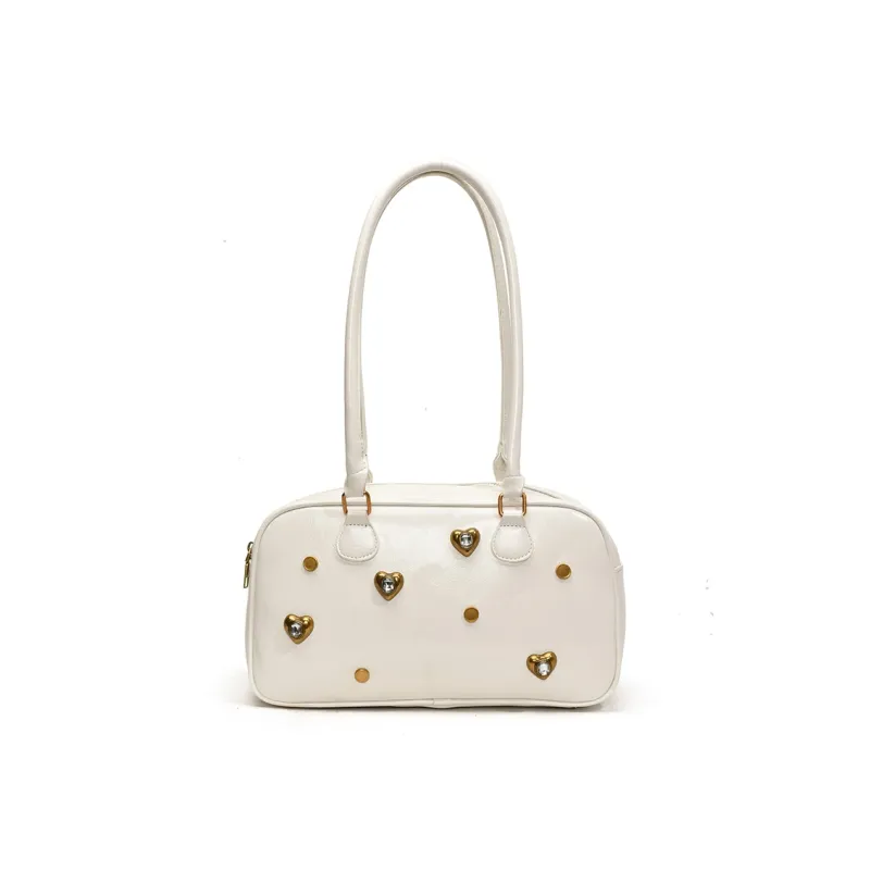 TOUTSEUL YOLO PU Shoulder Bag Regular Women's White/Silver/Black/Red/Light Brown/Coffee-0