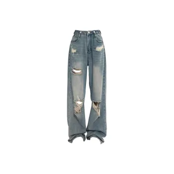 Concubine Zhu Jeans Women's Light Blue