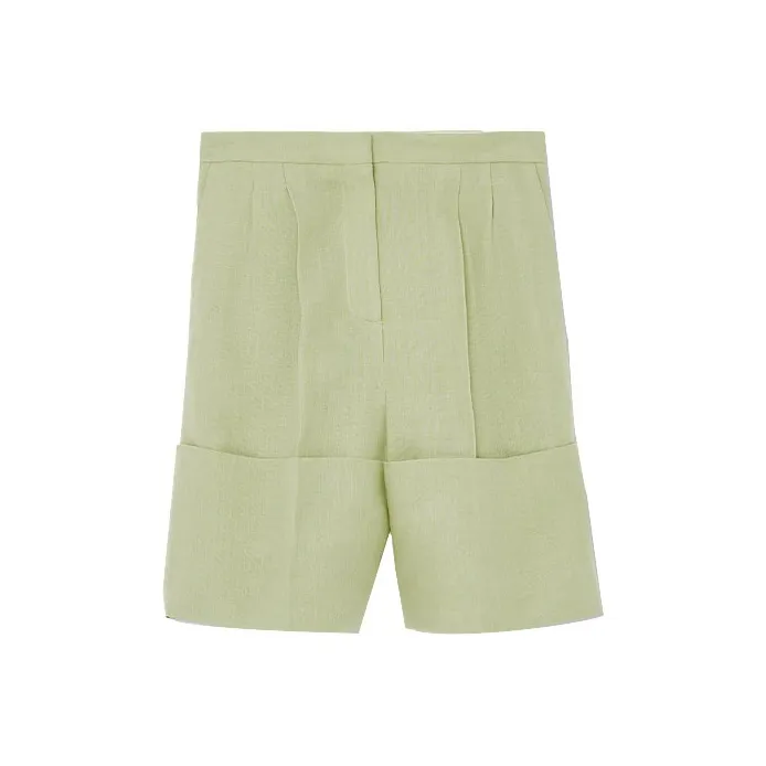 Burberry Casual Shorts Women's Mist Green-0