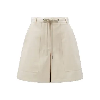Moncler Casual Shorts Women's Ivory White