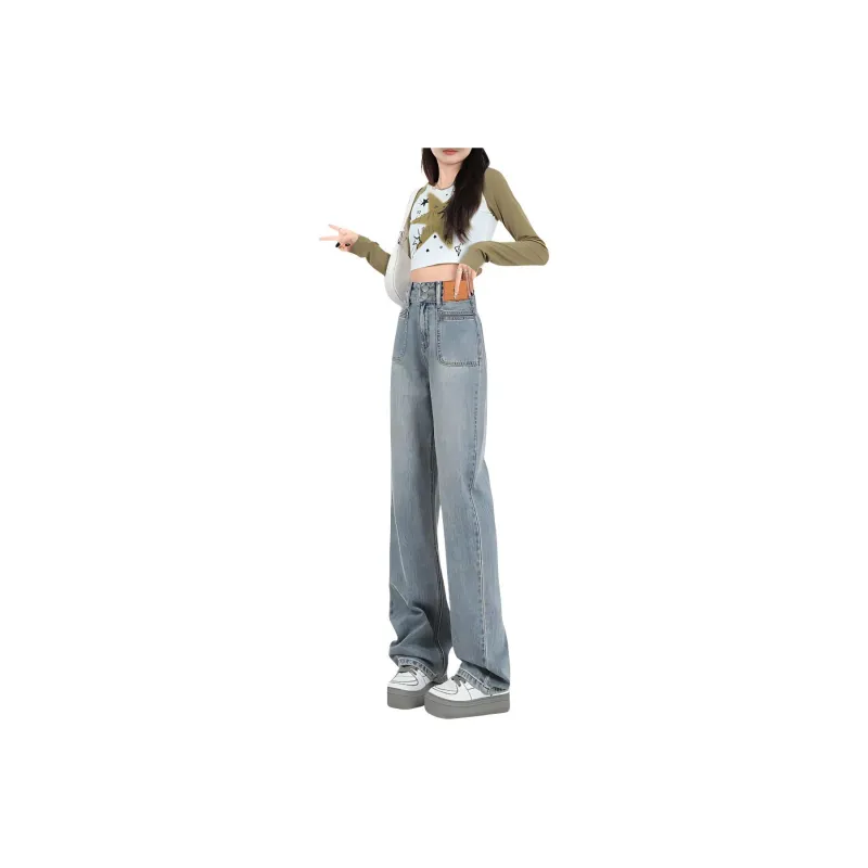 Weixi Jeans Women's Vintage Green-8