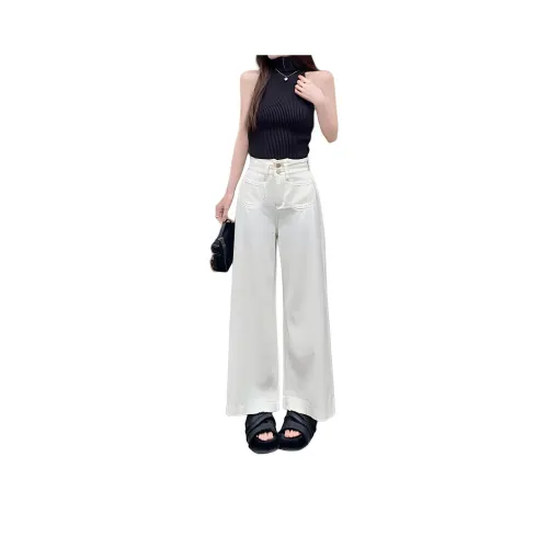 XIAOJUCHUANLI Jeans Women's Apricot