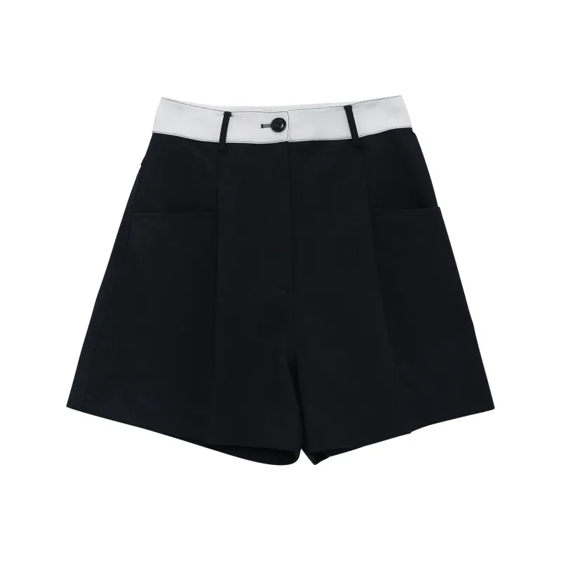 Fstudio Casual Shorts Women's Navy Blue-0