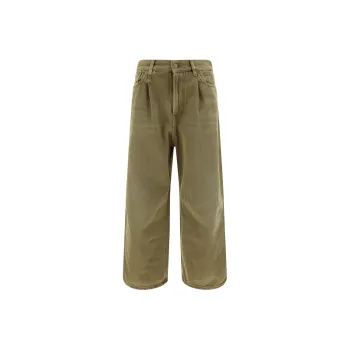 R13 Wide Leg Cropped Jeans