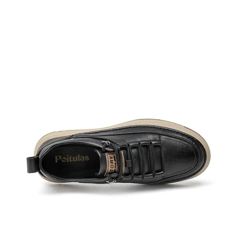 Poitulas Low Top Skateboard Shoes Men's-1
