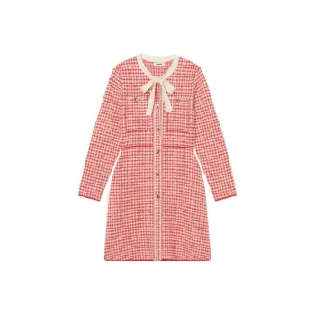 Sandro Long-Sleeved Dresses Women's Red