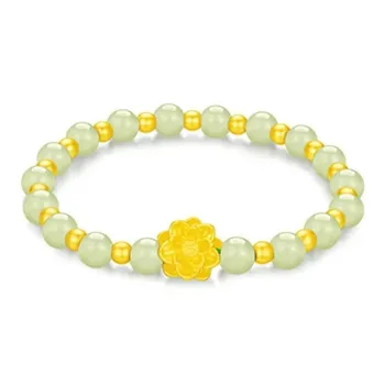 ZHIAIYONGHENG Hetian Jade Bracelets Green Jade Unisex