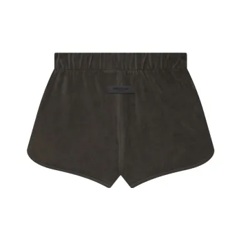 Fear Of God Essentials Women's Velour Short Off Black