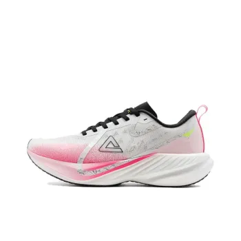 PEAK State Pole Abrasion Resistant Slip Resistant Low Top Casual Training Sprint Running Shoes Women's White Pink