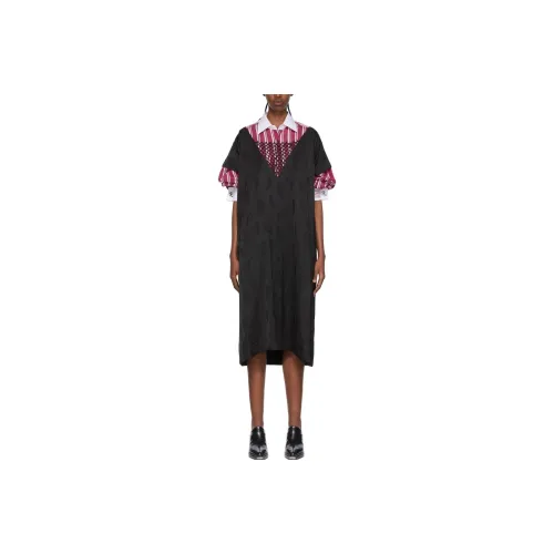 RAF SIMONS Short-Sleeved Dresses Women's Black