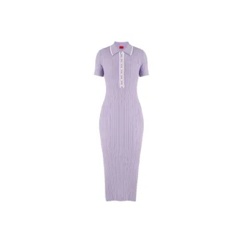 HUGO BOSS Short Sleeved Dresses Women's Purple