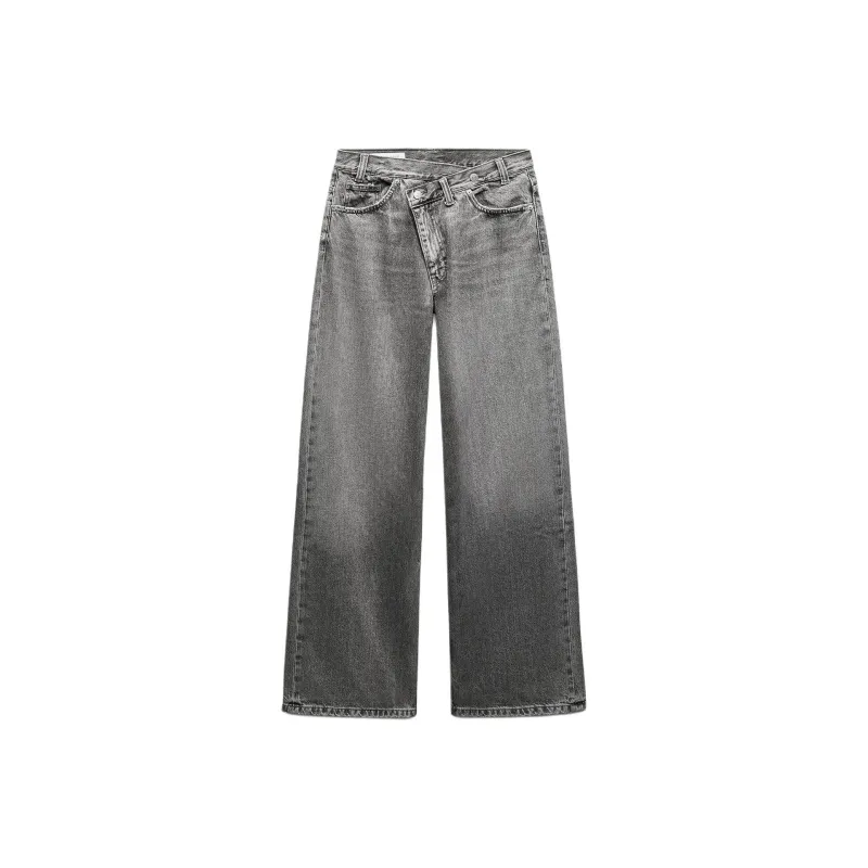 ZARA Trf Jeans Women's Gray-0