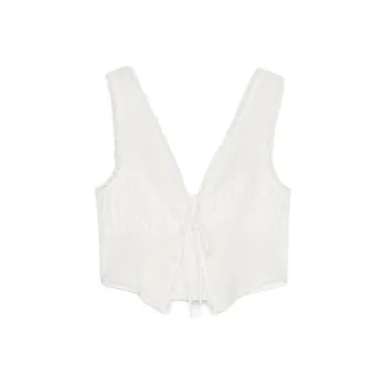ZARA Tank Top Women's Frosted White
