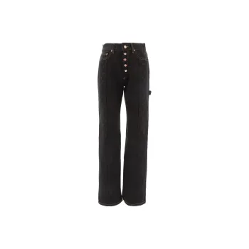 Marine Serre Moon Printed Boyfriend Jeans