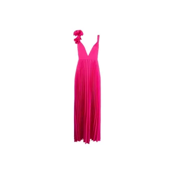 PAROSH Slip Dresses Women's Dark Pink