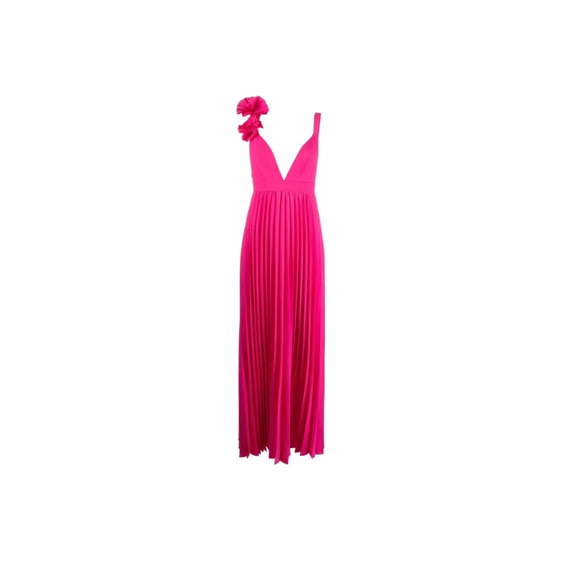 PAROSH Slip Dresses Women's Dark Pink-0