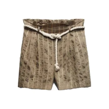 ZARA Casual Shorts Women's Medium Camel