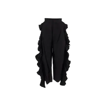 UMA WANG Ruffled Trousers