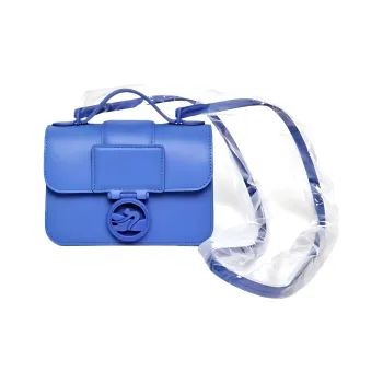 LONGCHAMP BOX-TROT Calfskin Shoulder Bag Crossbody Bag Extra Small Women's Cobalt Blue