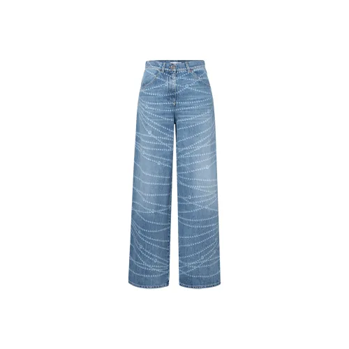 CHANEL 25P Jeans Women's Medium Blue