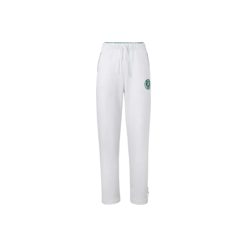 Adidas W Verbiage Pt1 Knitted Sports Pants Women's White-0