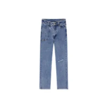 LULUALWAYS FW22 Straight Jeans Women's Blue