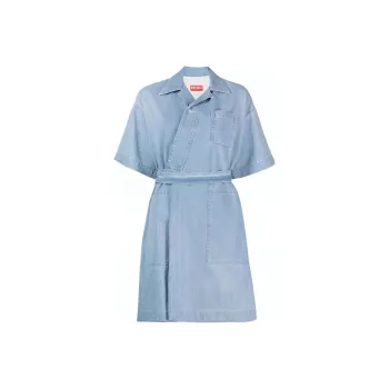 KENZO Denim Wrap Dress
