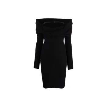 Jacquemus Long-Sleeved Dresses Women's Black