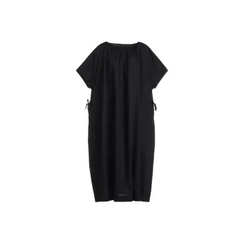 Yohji Yamamoto Short Sleeved Dresses Women's Black