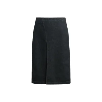 Studio Nicholson X ZARA Studio Nicholson Co-brand Denim Long Skirts Women's Dark Blue
