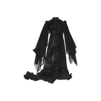 Balenciaga Slip Dresses Women's Black
