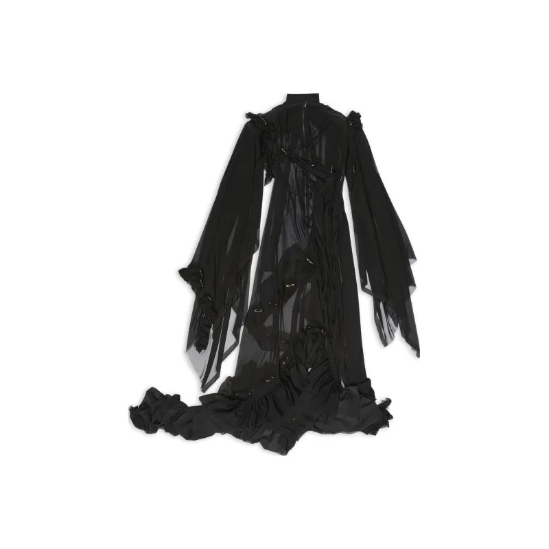 Balenciaga Slip Dresses Women's Black-0