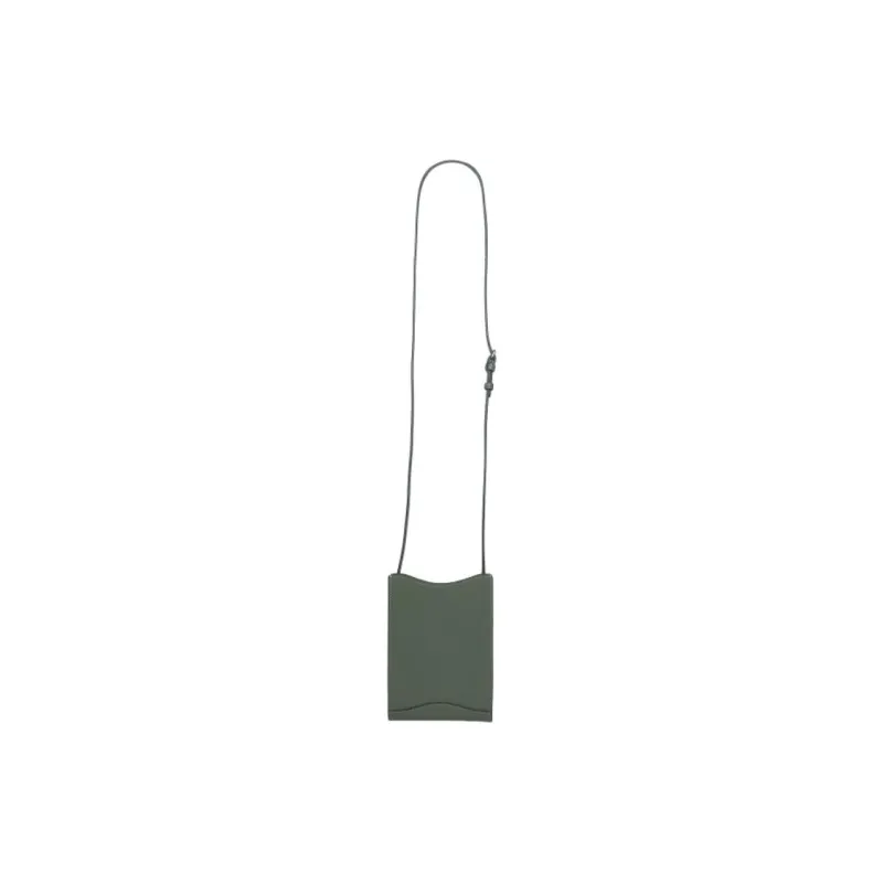 A.P.C Cow Leather Crossbody Bag Women's Green-2