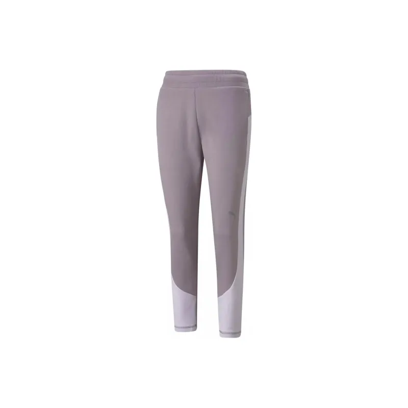 PUMA EVOSTRIPE PANTS QUAIL Knitted Sports Pants Women's Purple-0