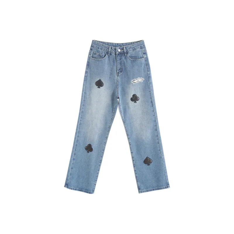 ASWZ Straight Moderate Jeans Women's Denim Blue-0