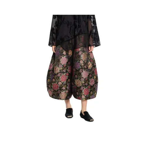 Contour Casual Pants Women's Black/Floral