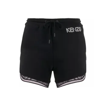 KENZO SS22 Casual Shorts Women's Black