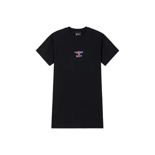 Boy London Short Sleeved Dress Women's Black