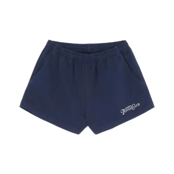 SPORTY & RICH Rizzoli Logo Printed Track Shorts