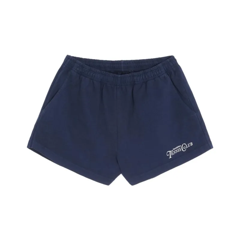 SPORTY & RICH Rizzoli Logo Printed Track Shorts-0