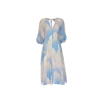 Paul Smith Short Sleeved Dresses Women's Blue
