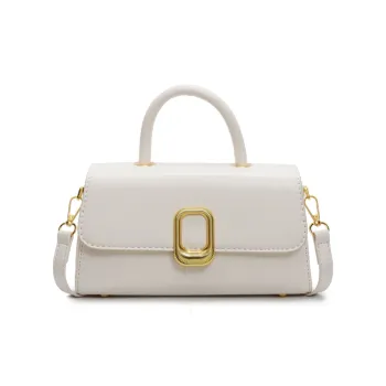 RIVMIND PU Crossbody One Shoulder Handbag Women's White/Yellow/Black/Brown
