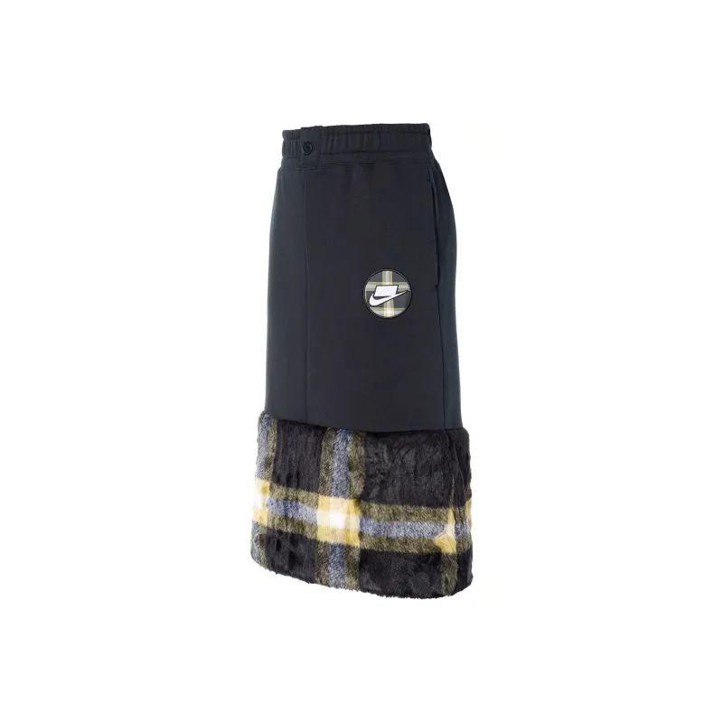 Nike Knit Long Skirts Women's Black-0