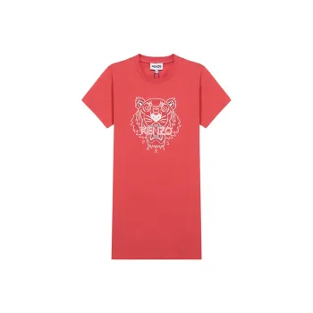 KENZO Short Sleeved Dresses Women's Watermelon Red