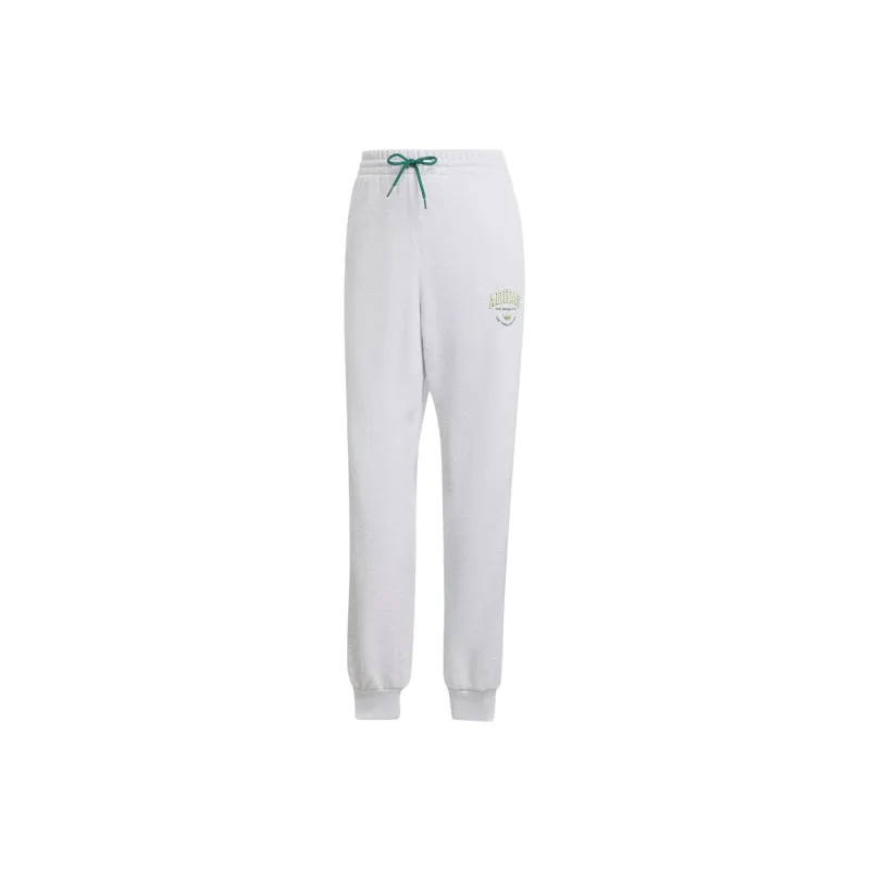 Adidas Originals Vrct Pants Knitted Sports Pants Women's Gray-0