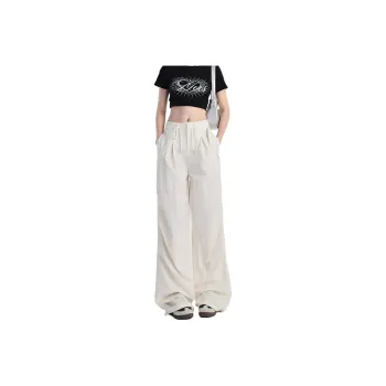 Kazakhstan Casual Pants Women's Cream Apricot