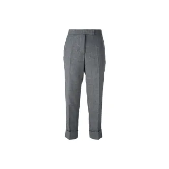 THOM BROWNE Cropped Tailored Trousers