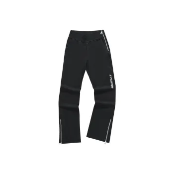 Beams X FILA FUSION FILA FUSION X BEAMS Co branded Series Knitted Sweatpants Women's Jet Black