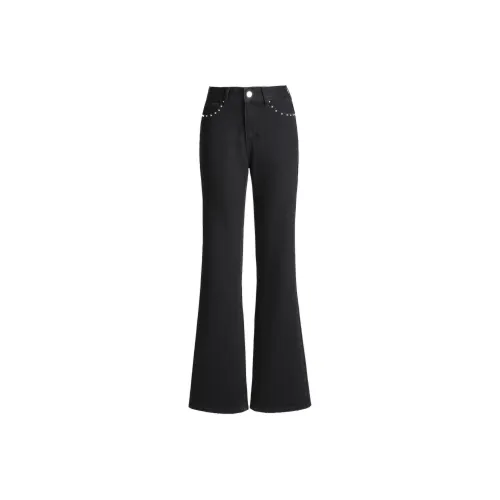 BENGEN Jeans Women's Black